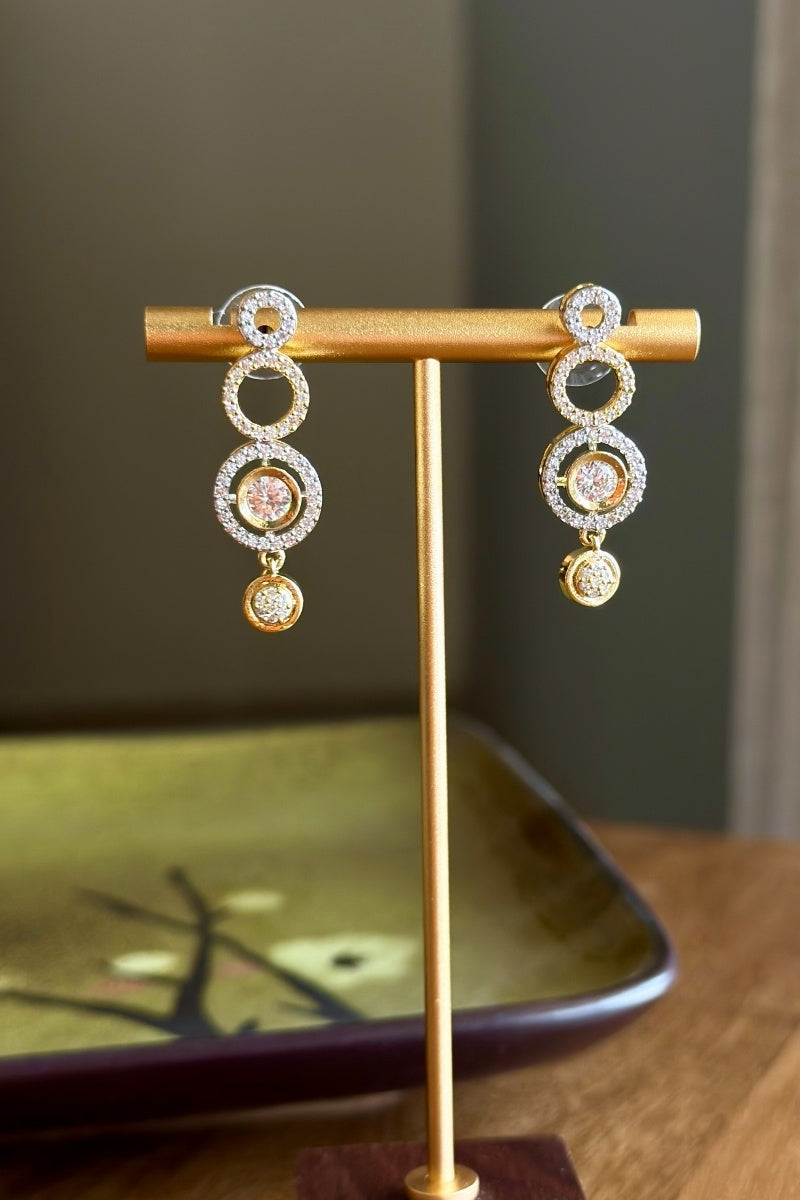 Crimson Drop Earrings