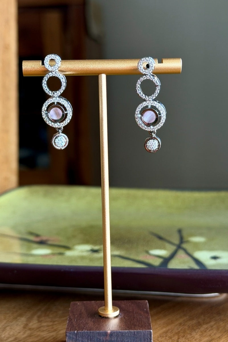Crimson Drop Earrings
