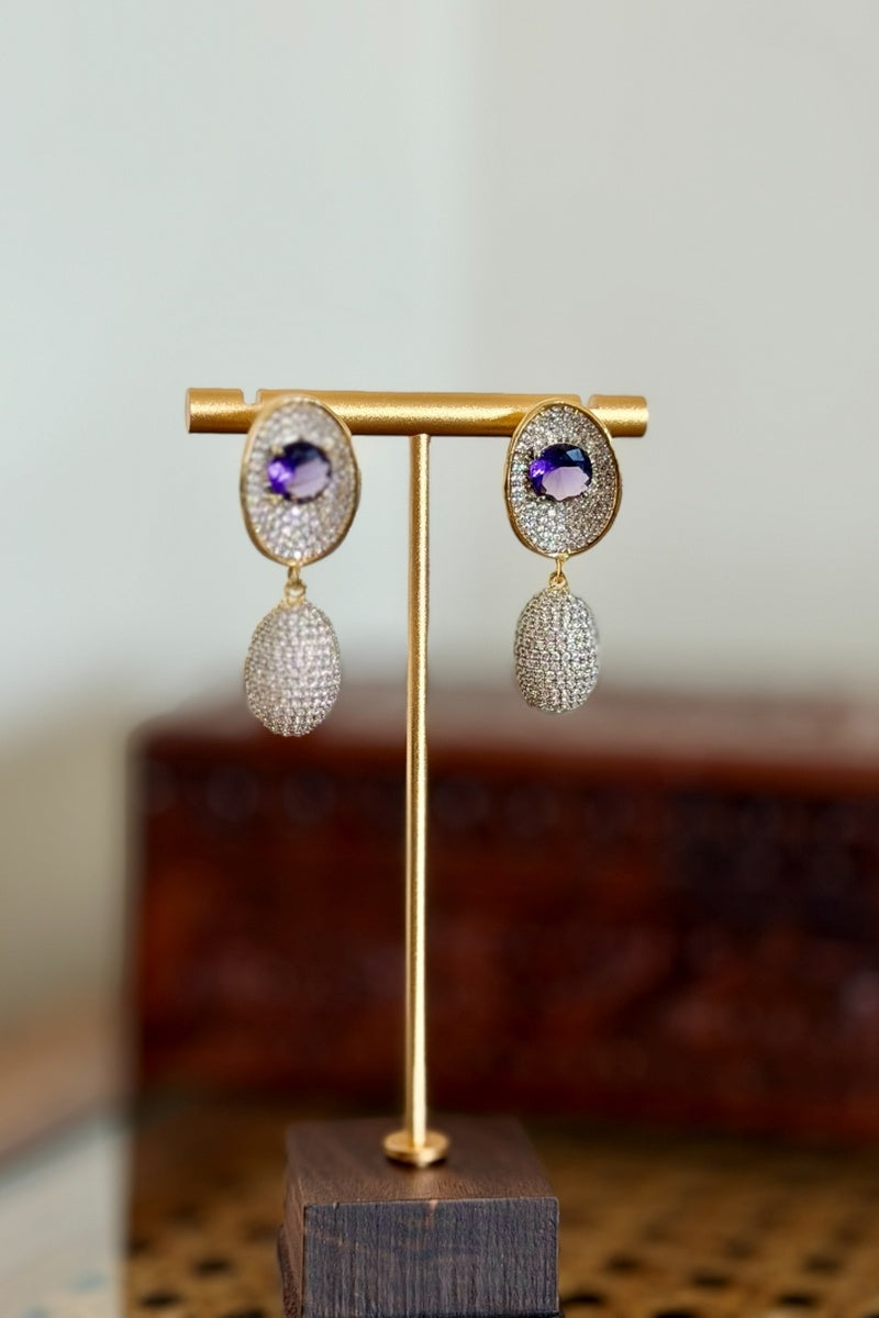 AD Eclipse Drop Earring