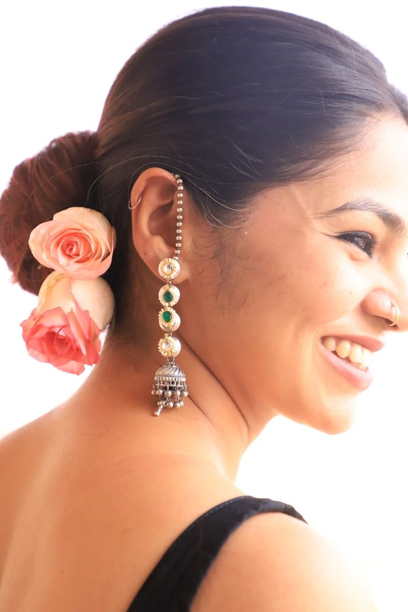 Kamal Tiered Jhumka