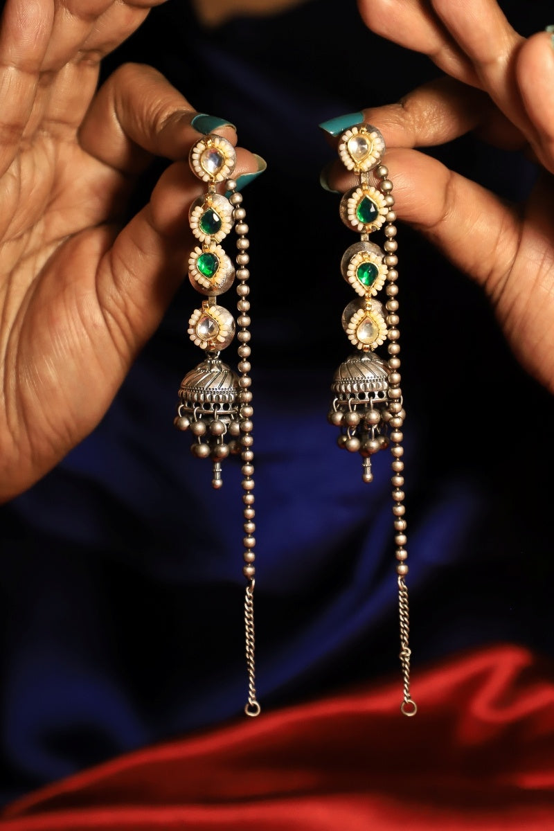 Kamal Tiered Jhumka