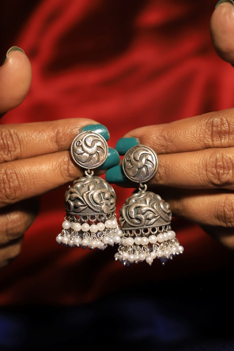 Kashmiri Pearl Jhumka