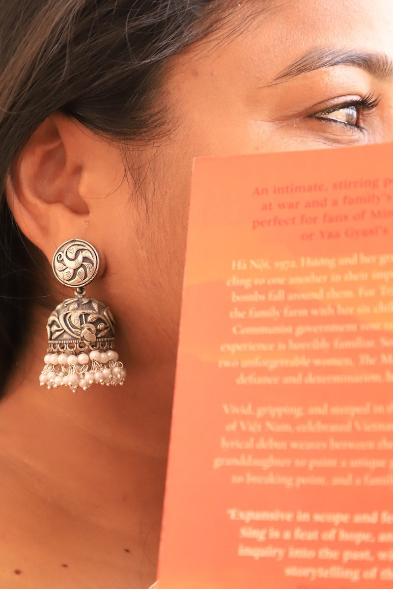 Kashmiri Pearl Jhumka