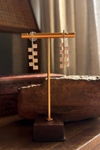 AD Crystal Ladder Earring
