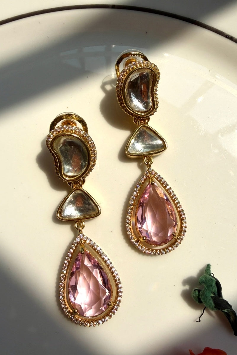 AD Midnight Petal Drop Earring