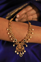Temple-Nakshi Haram with Earring