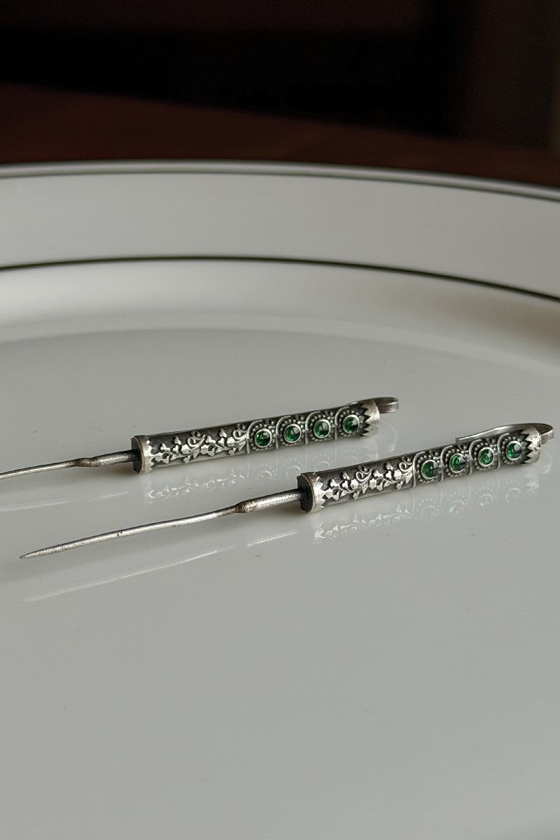 Navratna Needle Earring