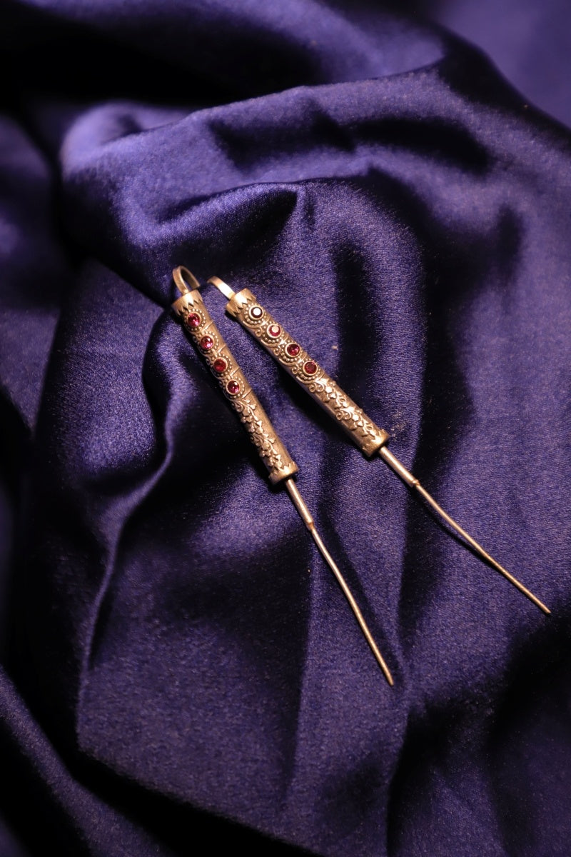 Navratna Needle Earring