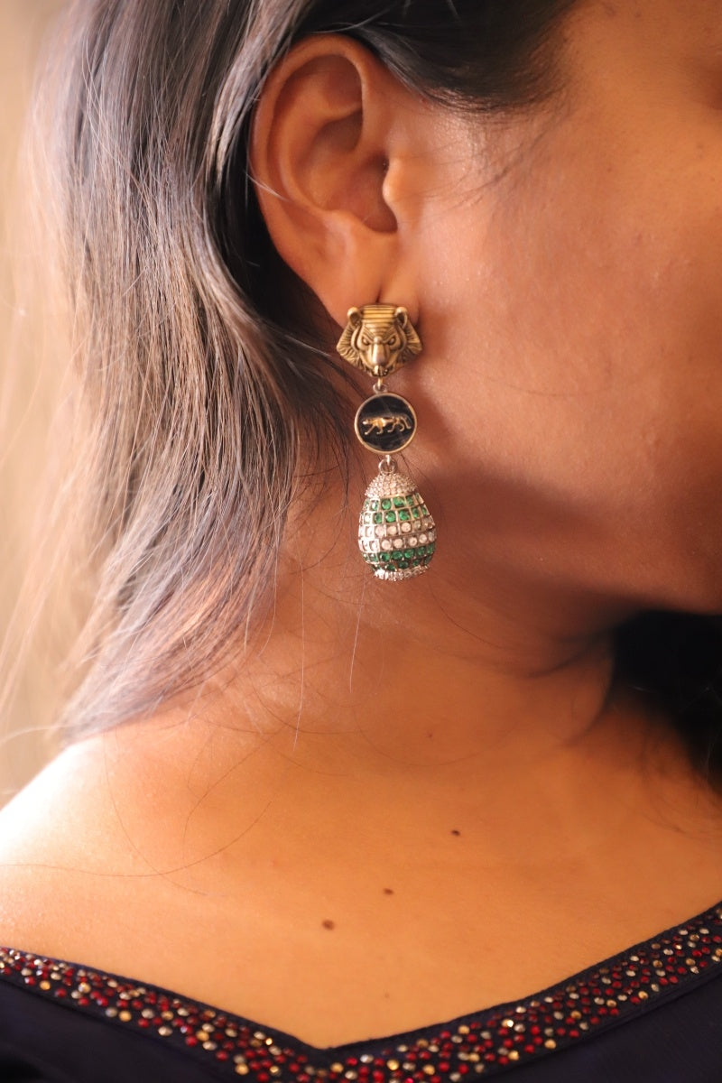 AD Royal Bengal Drop Earring