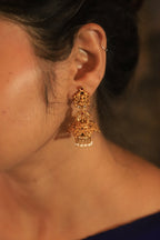 Temple-Suvarna Lakshmi Jhumka